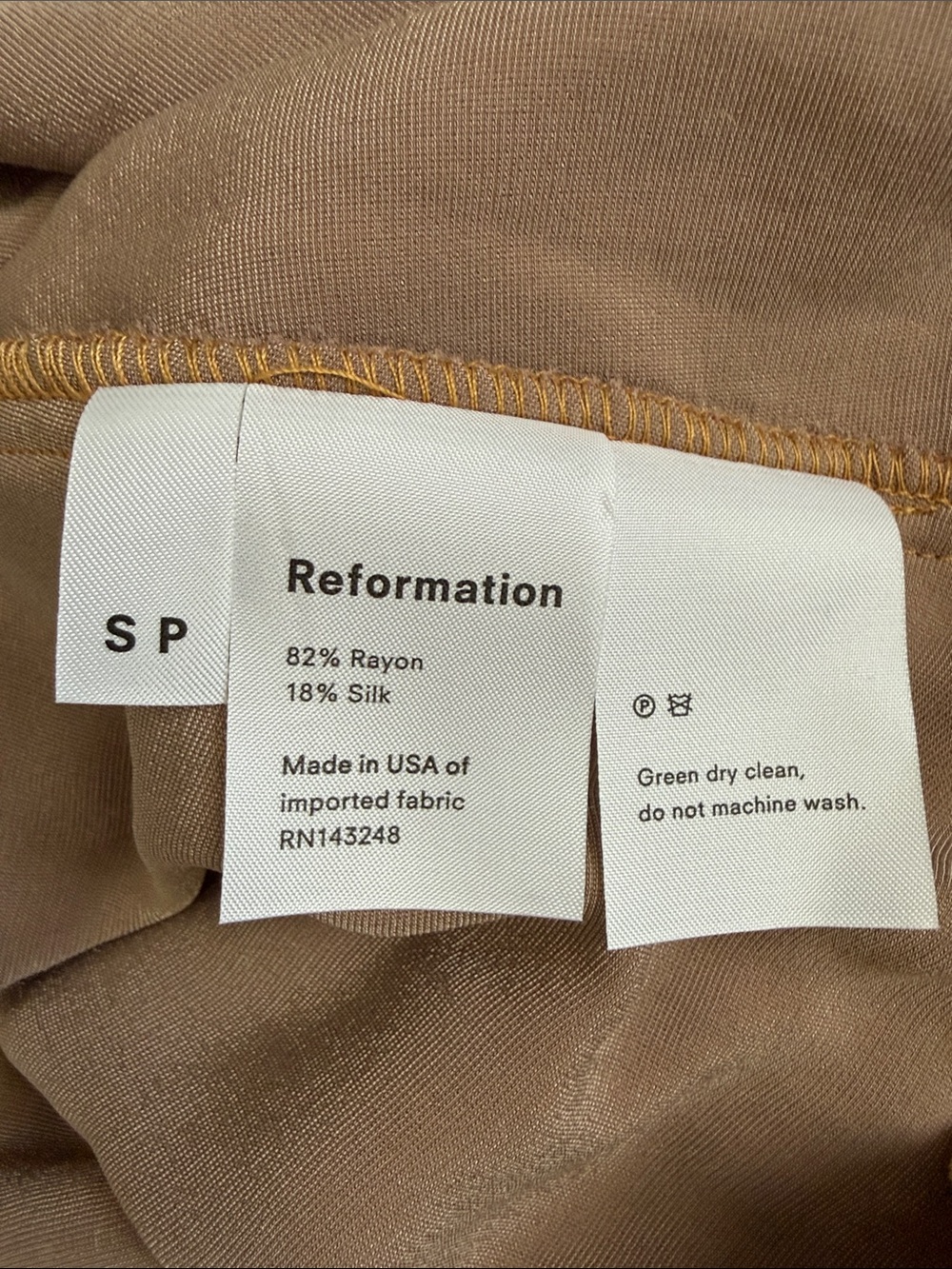 Reformation Gold Velvet Maxi Slip Dress - Picture 8 of 10
